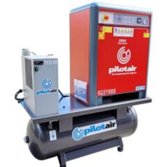 Pilot silent reciprocating air compressors